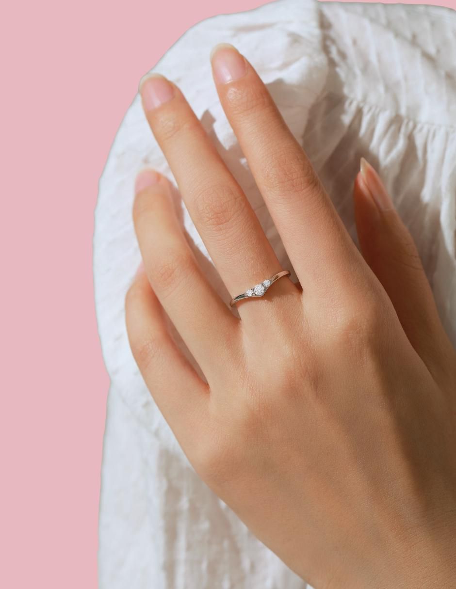 Anillo Infinity of Love P 925 de plata moissanita brillante 6
