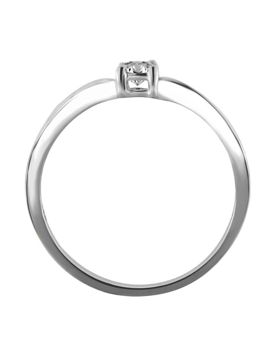 Solitario de oro 14 k Esther diamante 2