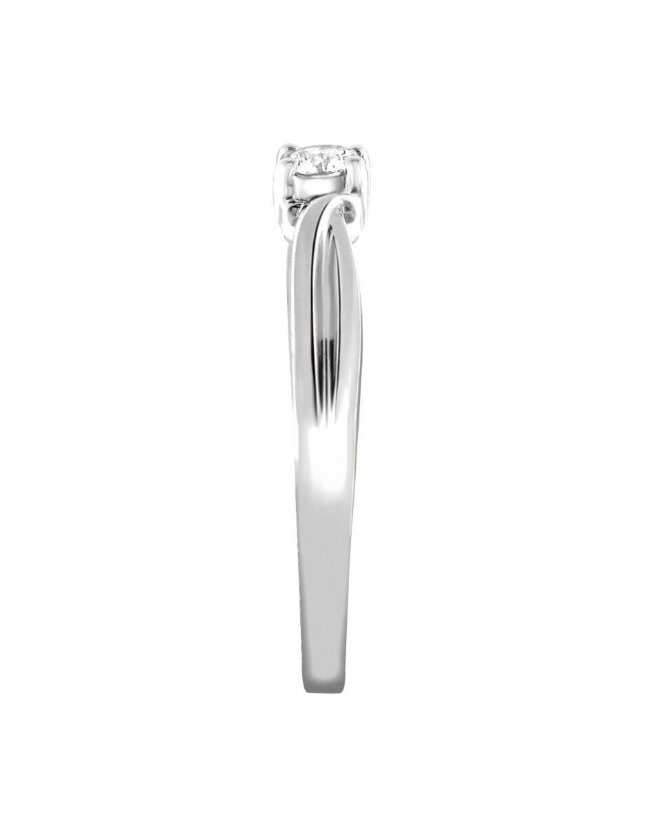 Solitario de oro 14 k Esther diamante 4