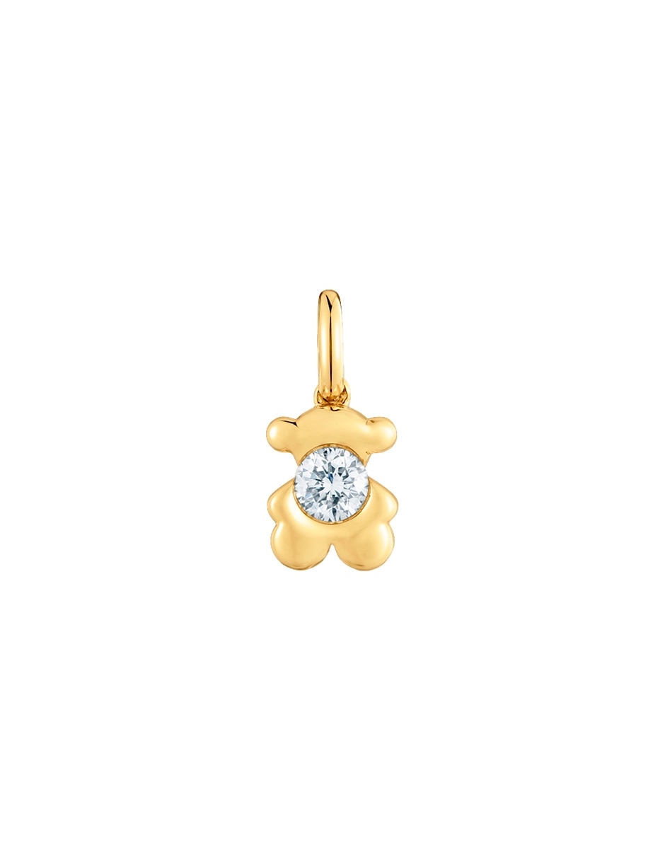 Dije de oso lili motives lgd de oro amarillo 14 K diamante Dije de oso lili motives lgd de oro amarillo 14 K diamante