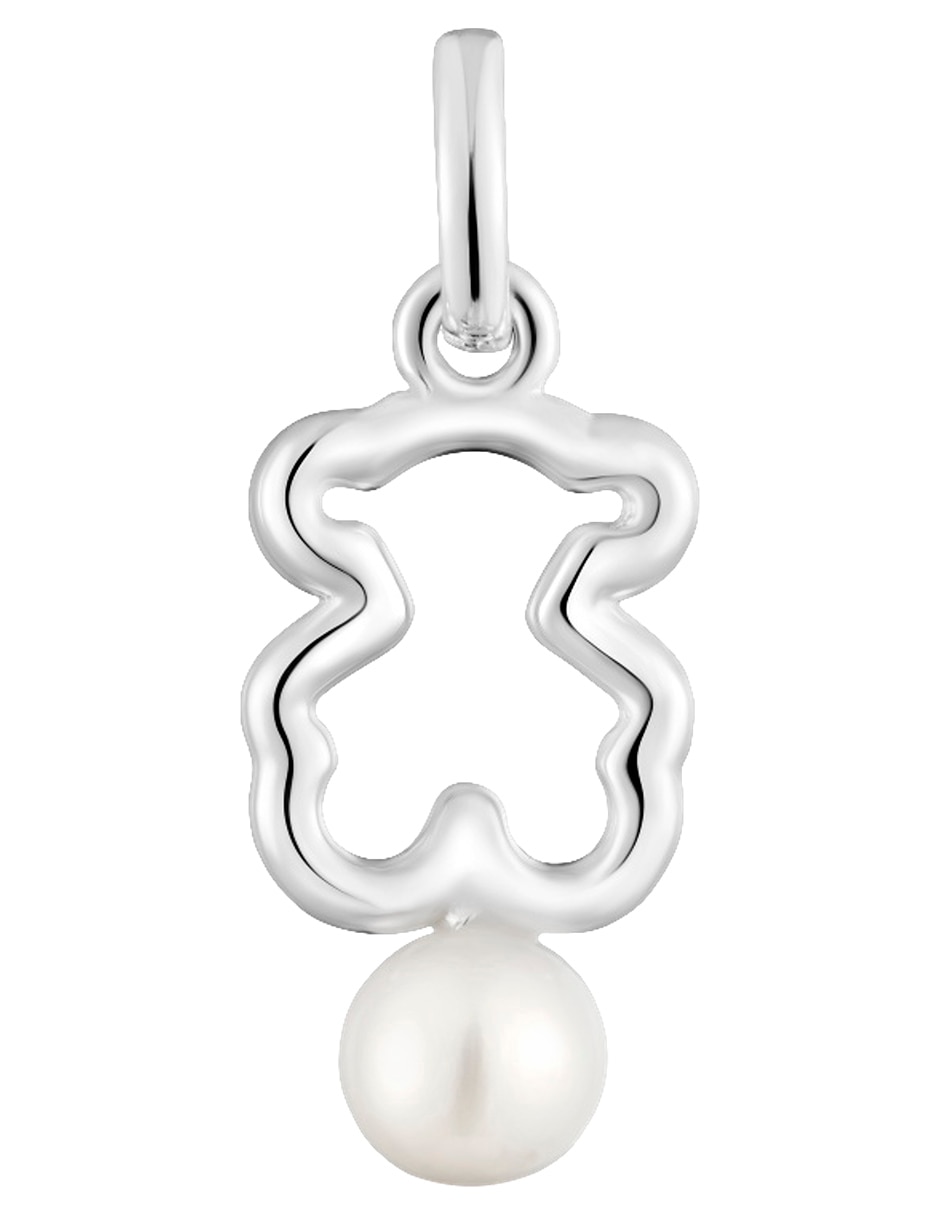 Dije de oso Tous New silueta de plata P 925 perla Liverpool