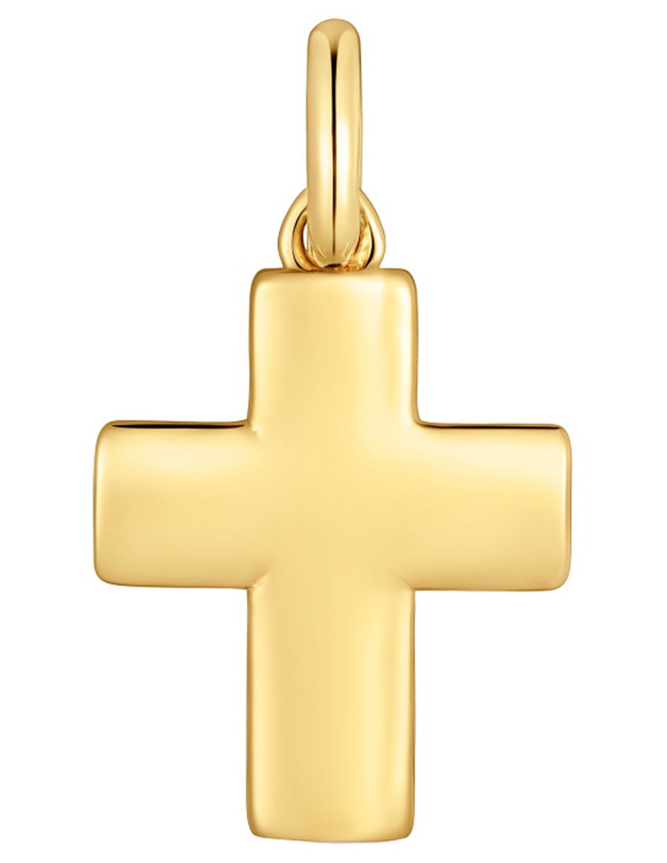 Dije de cruz motivos de plata P 925