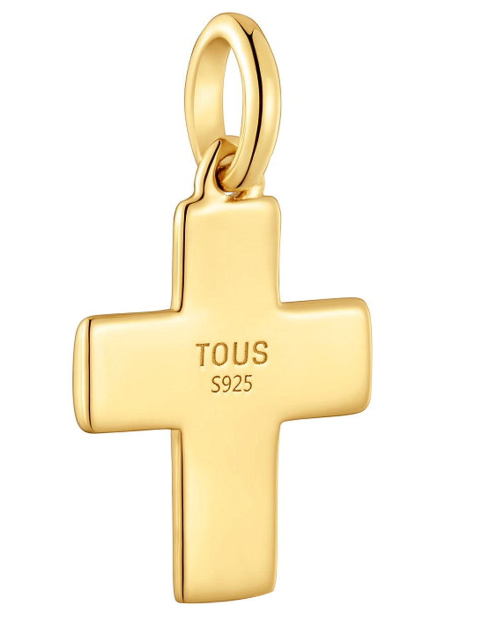 Dije de cruz motivos de plata P 925 3