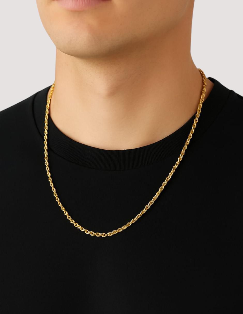 Collar de oro amarillo 14 K 4