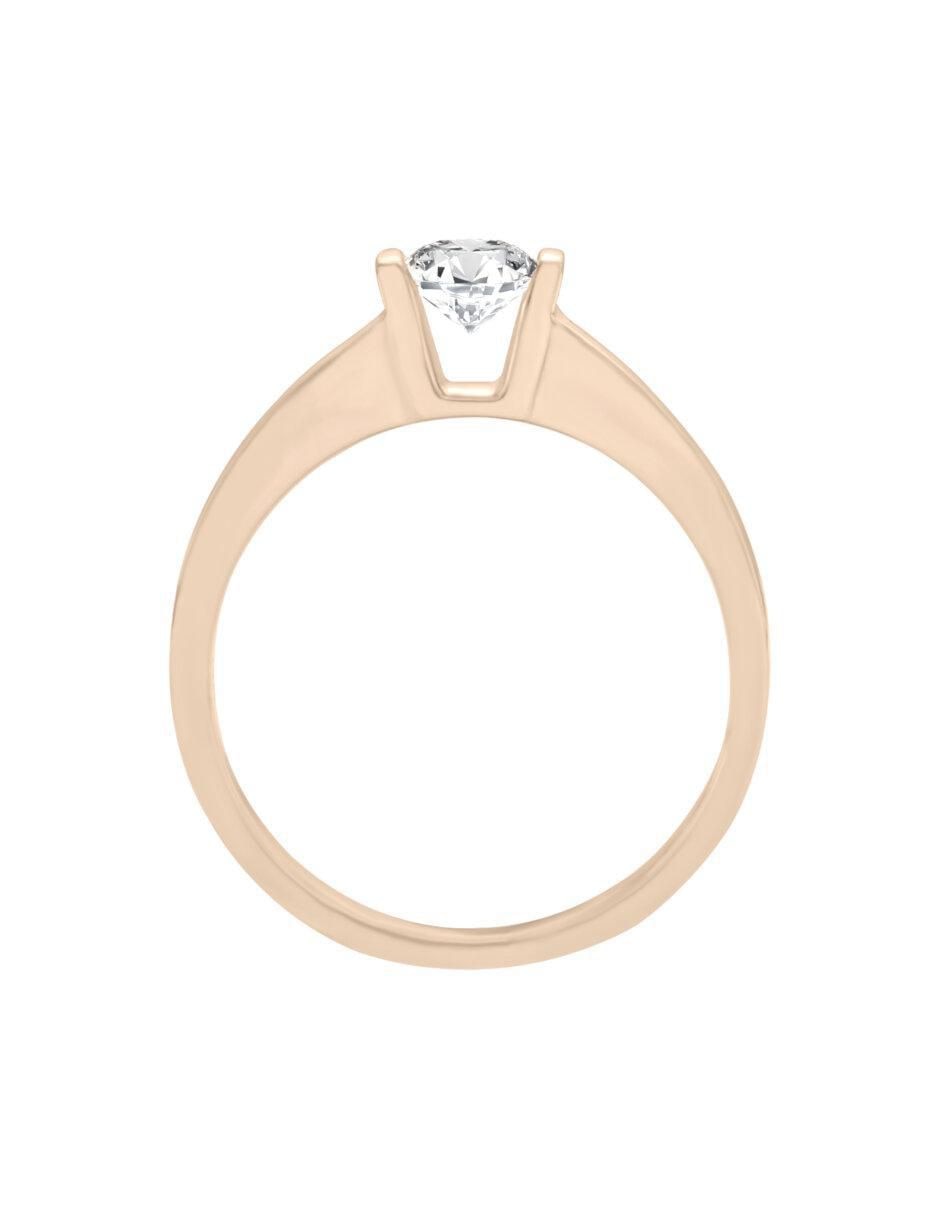 Anillo de compromiso de oro 14 k Anisa diamante 3
