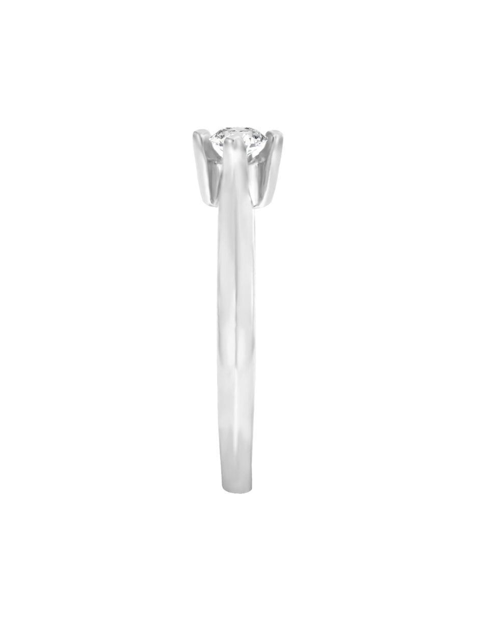 Anillo de compromiso de oro 14 k Celene diamante 2
