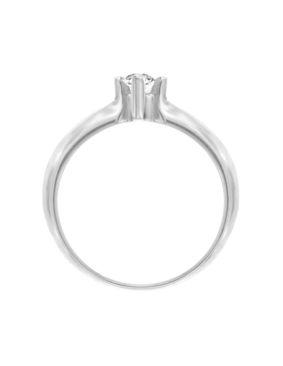 Anillo de compromiso de oro 14 k Celene diamante 3