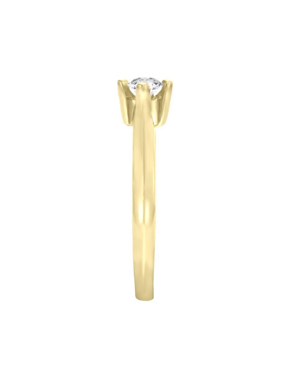 Anillo de compromiso "de" oro 14 k klamore celene diamante