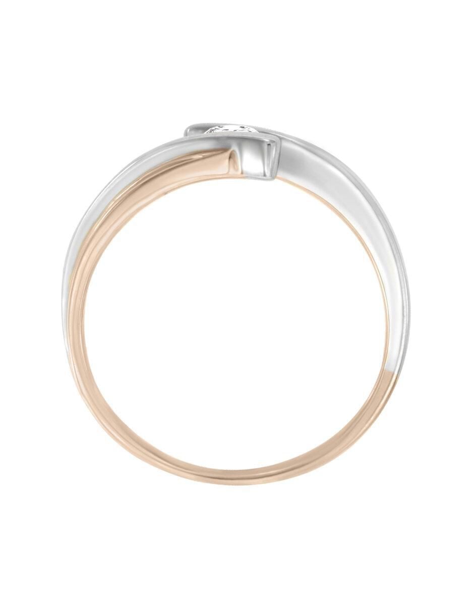 Anillo de compromiso de oro 14 k Lavinia diamante 4
