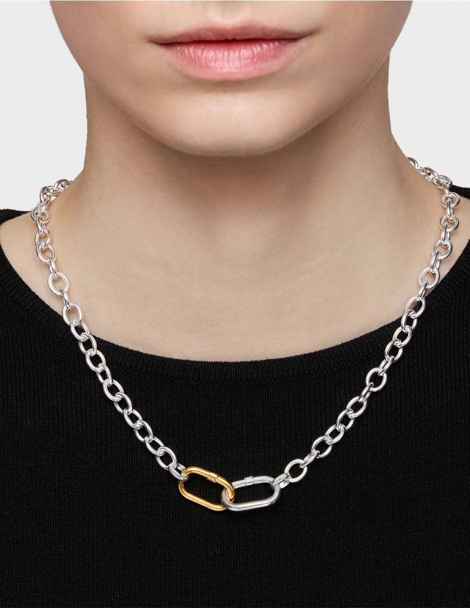 Collar Hold Oval de plata P 925 5