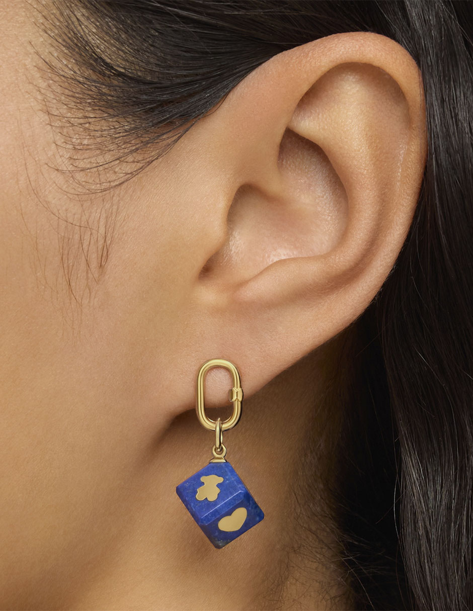 Dije de cubo cube de oro amarillo 14 K 6