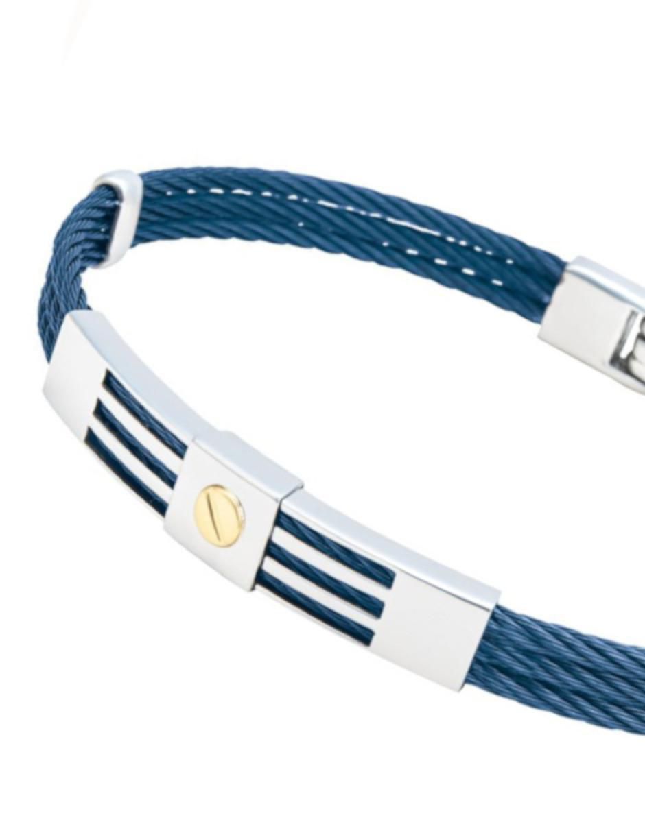 Brazalete con acabado baño de oro 14k 2