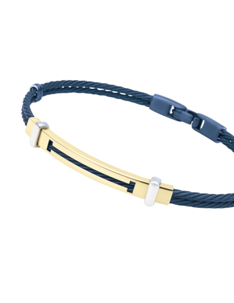 Brazalete de con acabado chapa de oro 14K 2