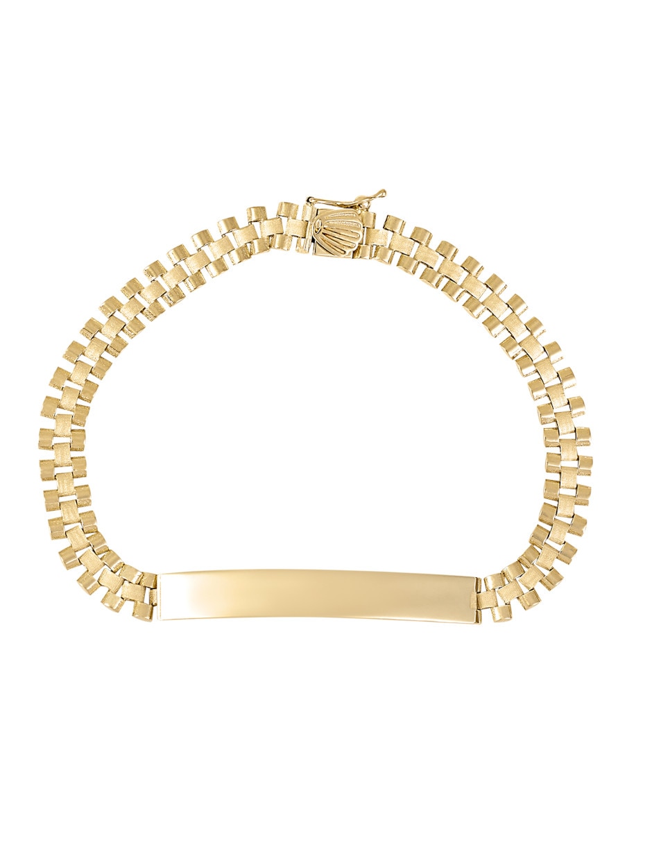 Esclava de oro amarillo 14 k con acabado pulido Esclava de oro amarillo 14 k con acabado pulido