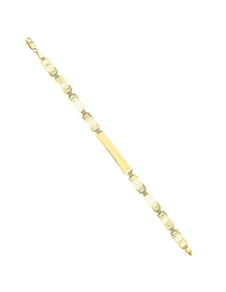 Esclava de oro amarillo 14 k con acabado pulido Esclava de oro amarillo 14 k con acabado pulido
