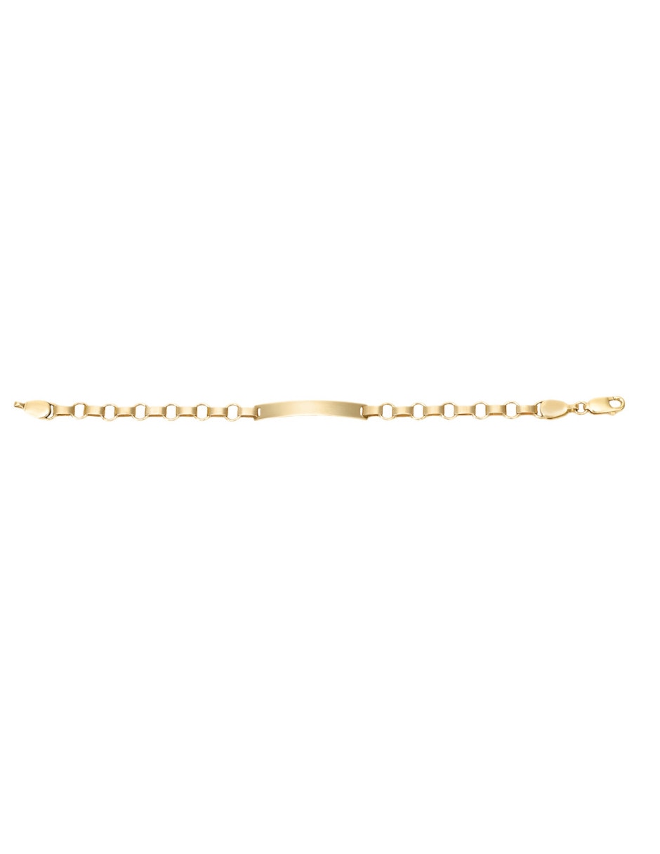 Esclava de oro amarillo 14 k con acabado pulido Esclava de oro amarillo 14 k con acabado pulido
