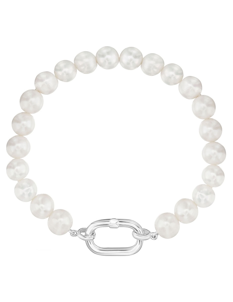 Pulsera de plata P 925 Hold Oval con acabado lustre