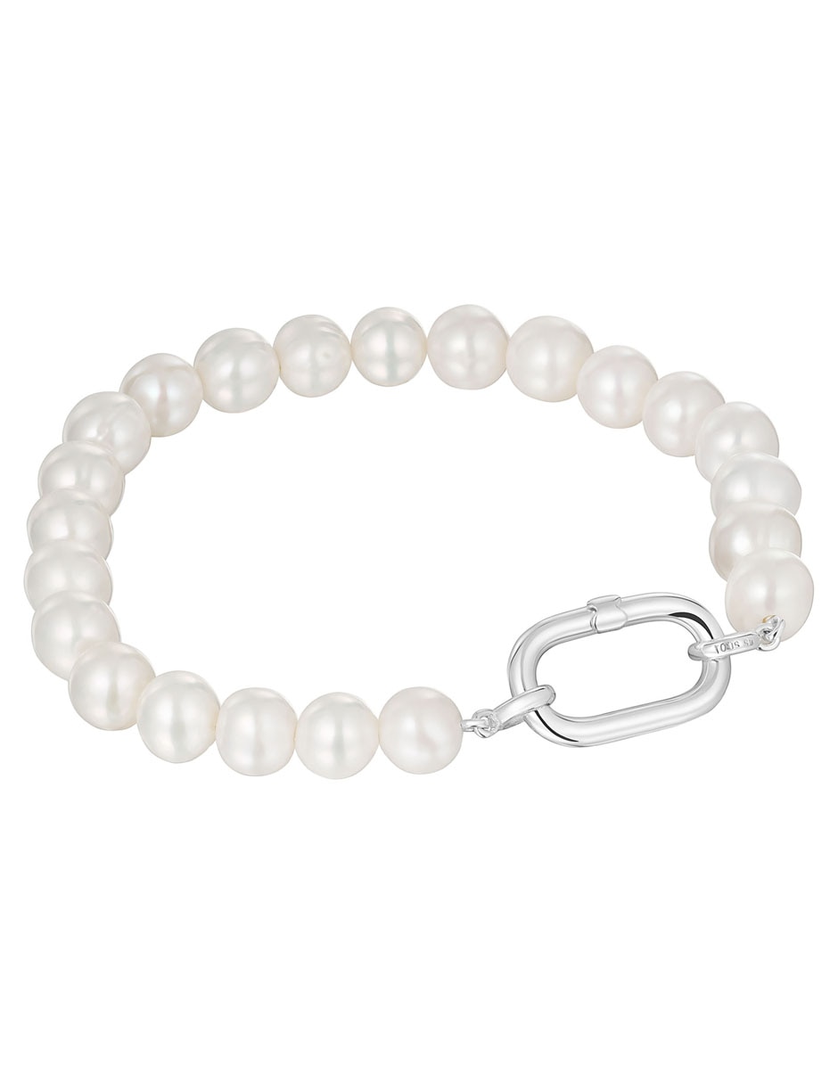 Pulsera de plata P 925 Hold Oval con acabado lustre 2
