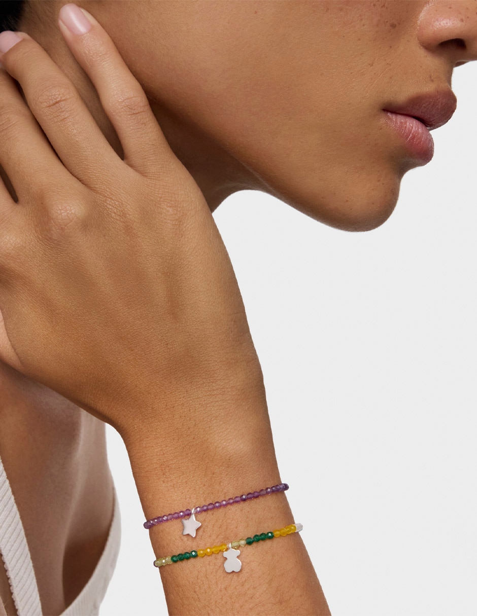 Pulsera de plata P 925 Motivos con acabado brillante 5