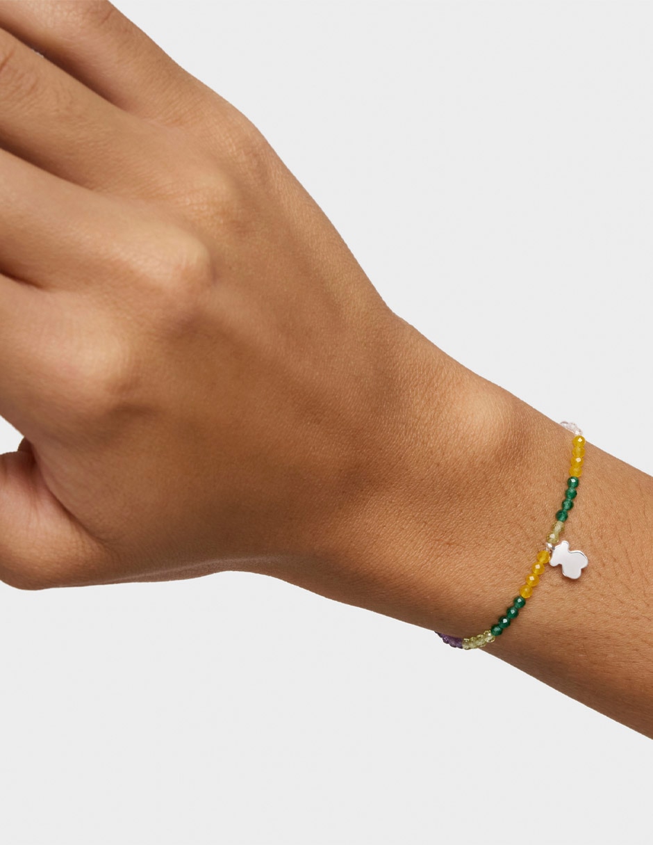 Pulsera de plata P 925 Motivos con acabado brillante 6