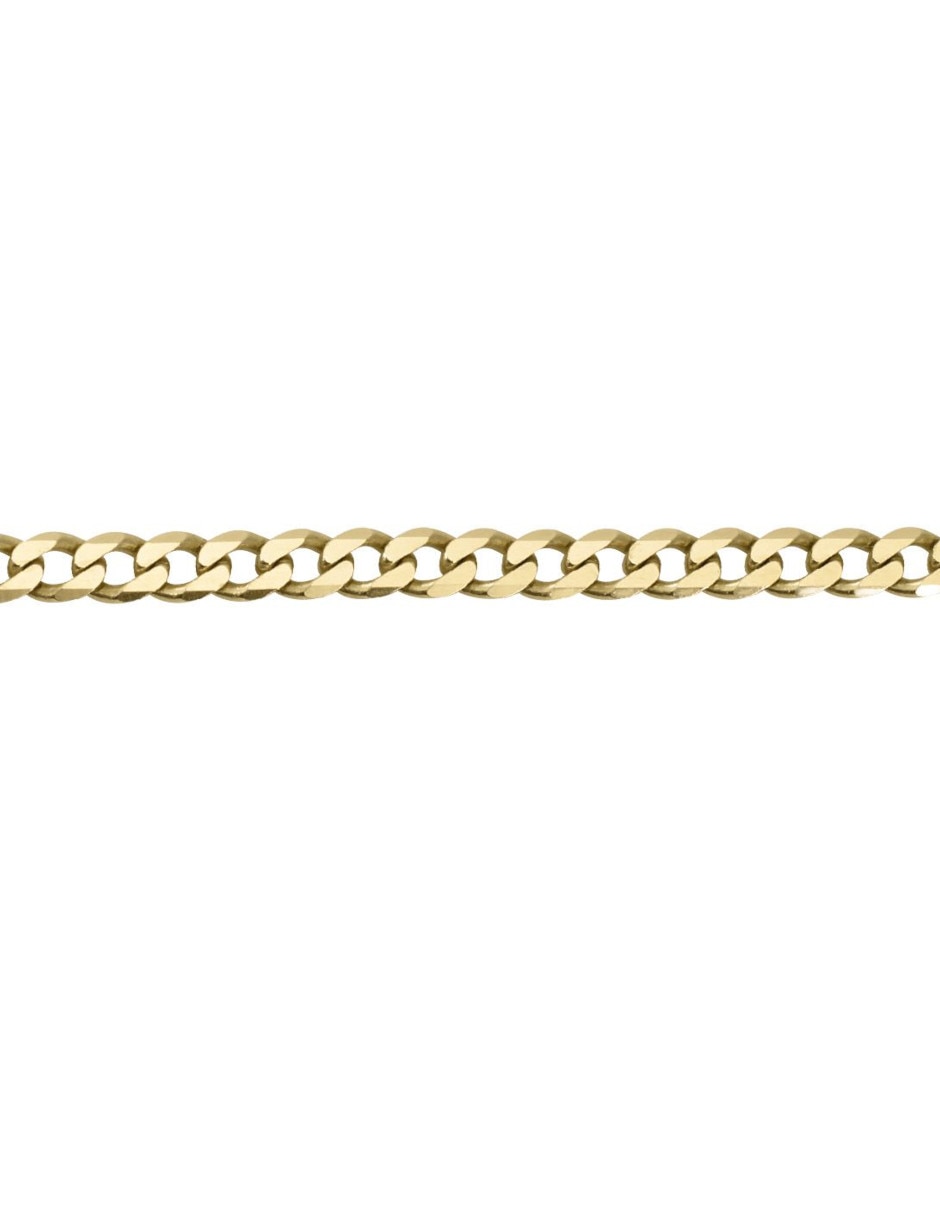 Pulsera de oro amarillo 14 k con acabado pulido 2