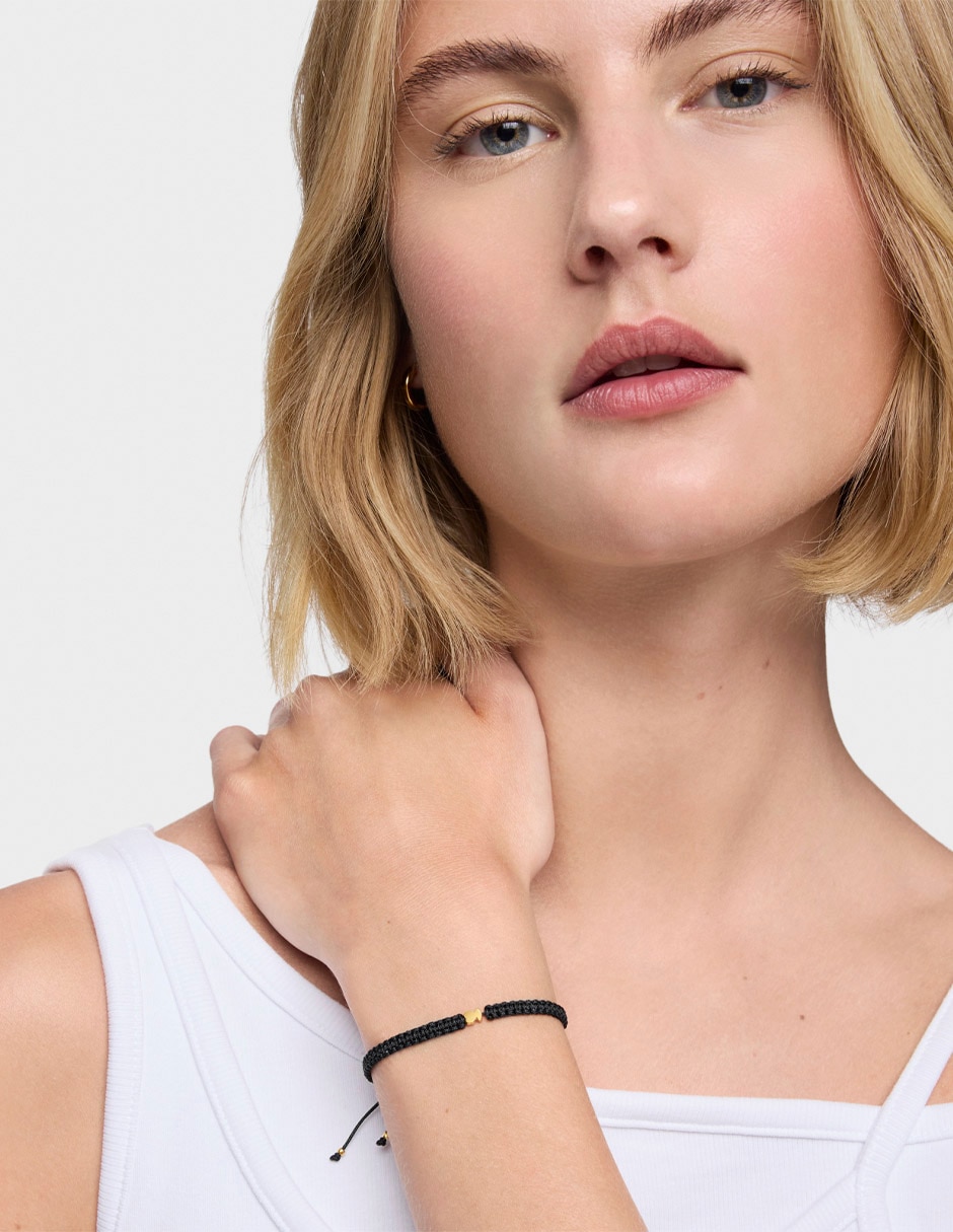 Pulsera de plata P 925 Motivos con acabado mate 4