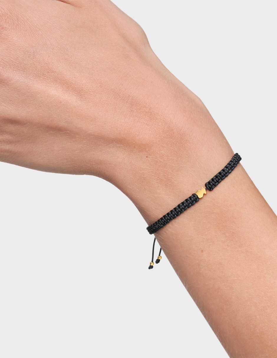 Pulsera de plata P 925 Motivos con acabado mate 6