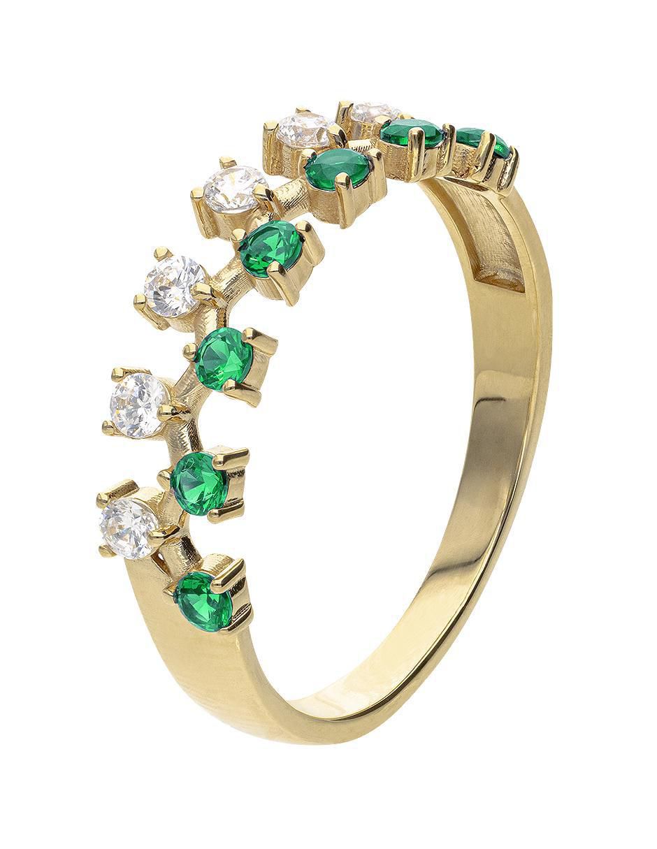 Churumbela "de" oro 14 k fonelli eternidad 2025 zirconia
