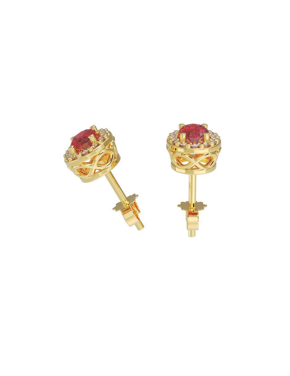 Set de aretes "de (si aplica)" ovalada no aplica fonelli no aplica "de" oro 14 k "con acabado" pulido zirconia