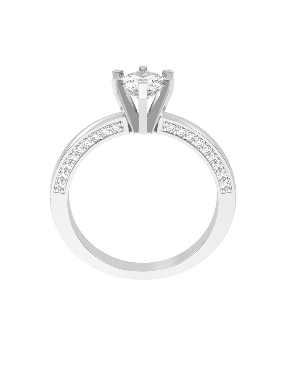 Anillo de compromiso de oro 10 k 3