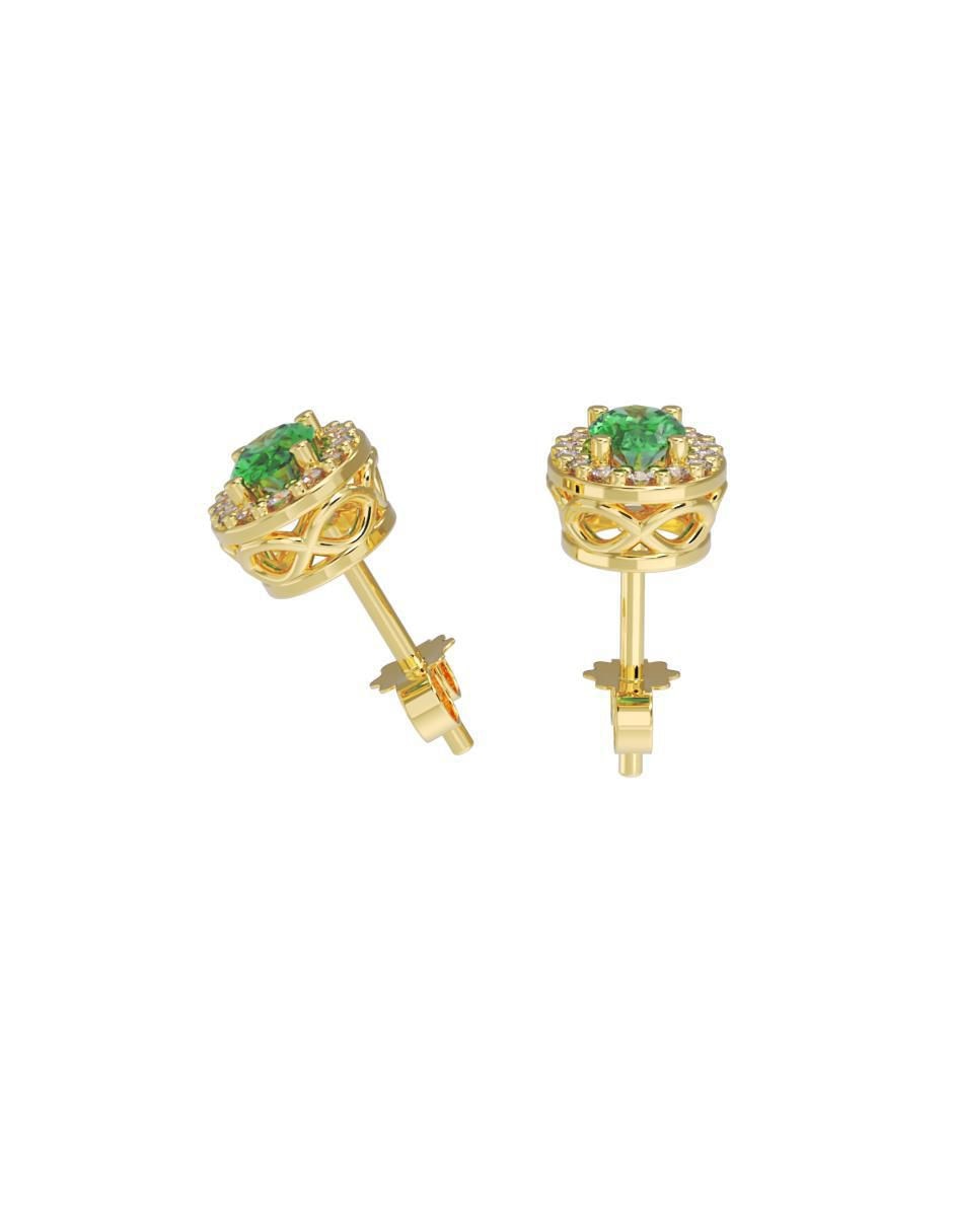 Set de aretes "de (si aplica)" ovalada no aplica fonelli sin familia "de" oro 10 k "con acabado" pulido zirconia