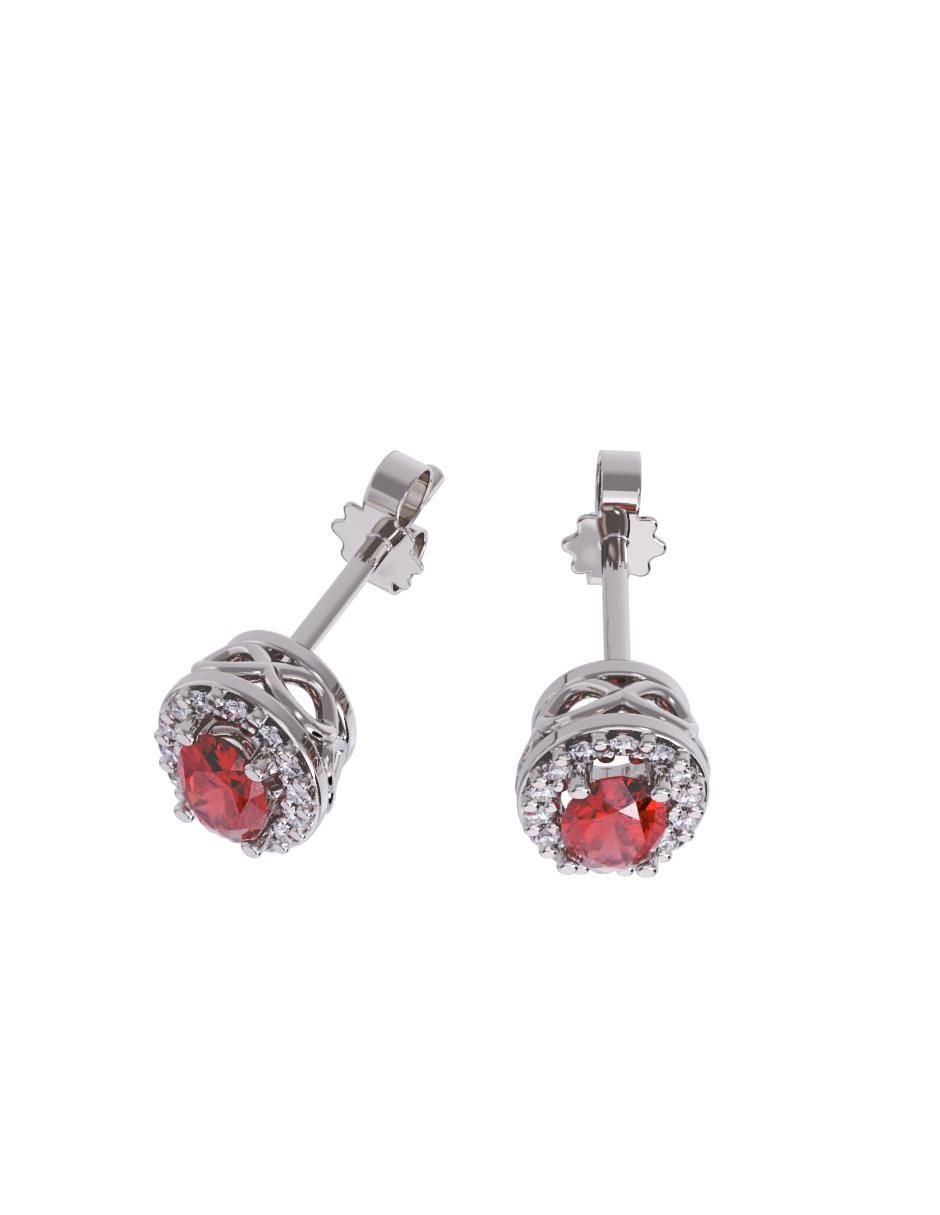 Set de aretes "de (si aplica)" ovalada no aplica fonelli sin familia "de" oro 10 k "con acabado" pulido zirconia