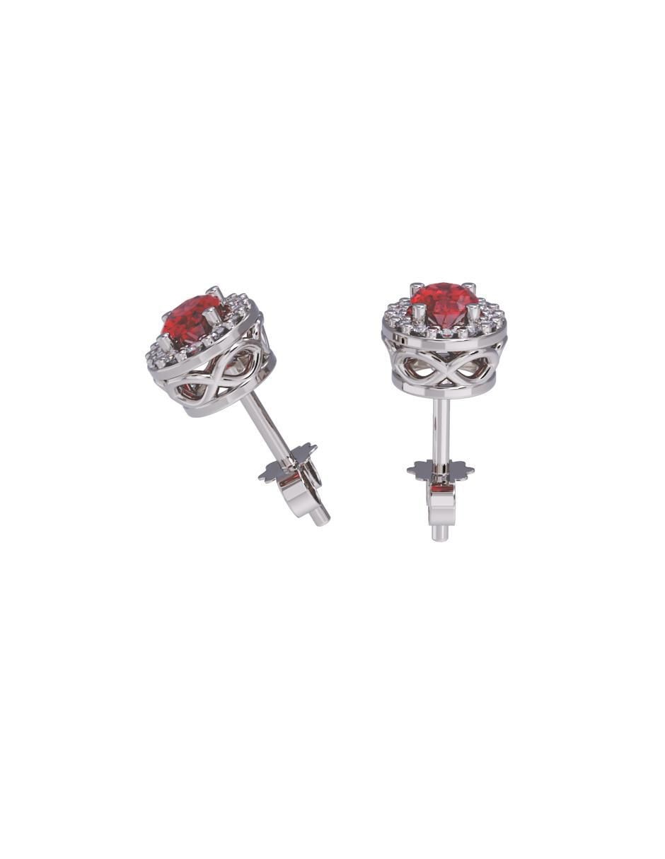Set de aretes "de (si aplica)" ovalada no aplica fonelli sin familia "de" oro 10 k "con acabado" pulido zirconia