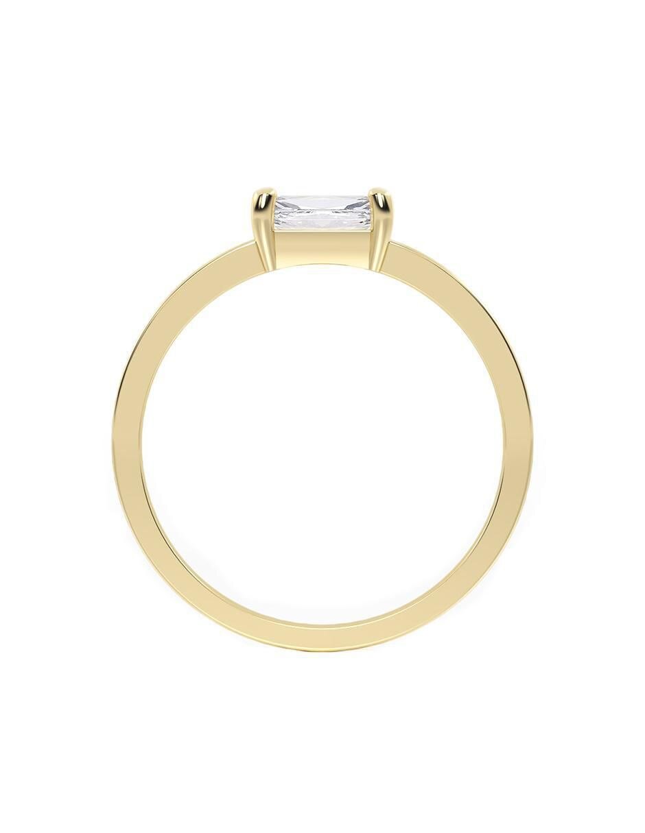 Anillo de compromiso "de" oro 10 k abba joyas no aplica zirconia