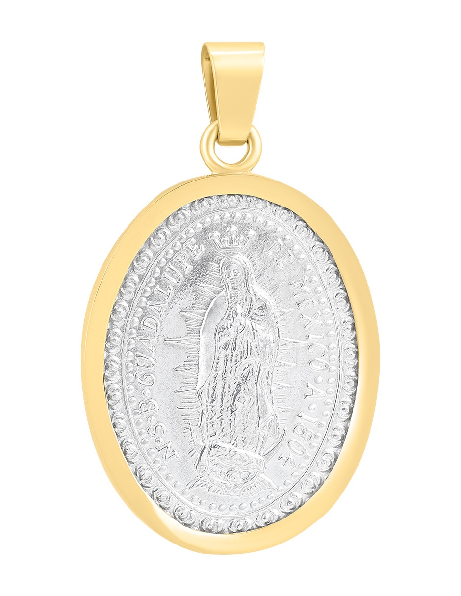 Medalla de virgen de guadalupe de oro amarillo 14 K Medalla de virgen de guadalupe de oro amarillo 14 K