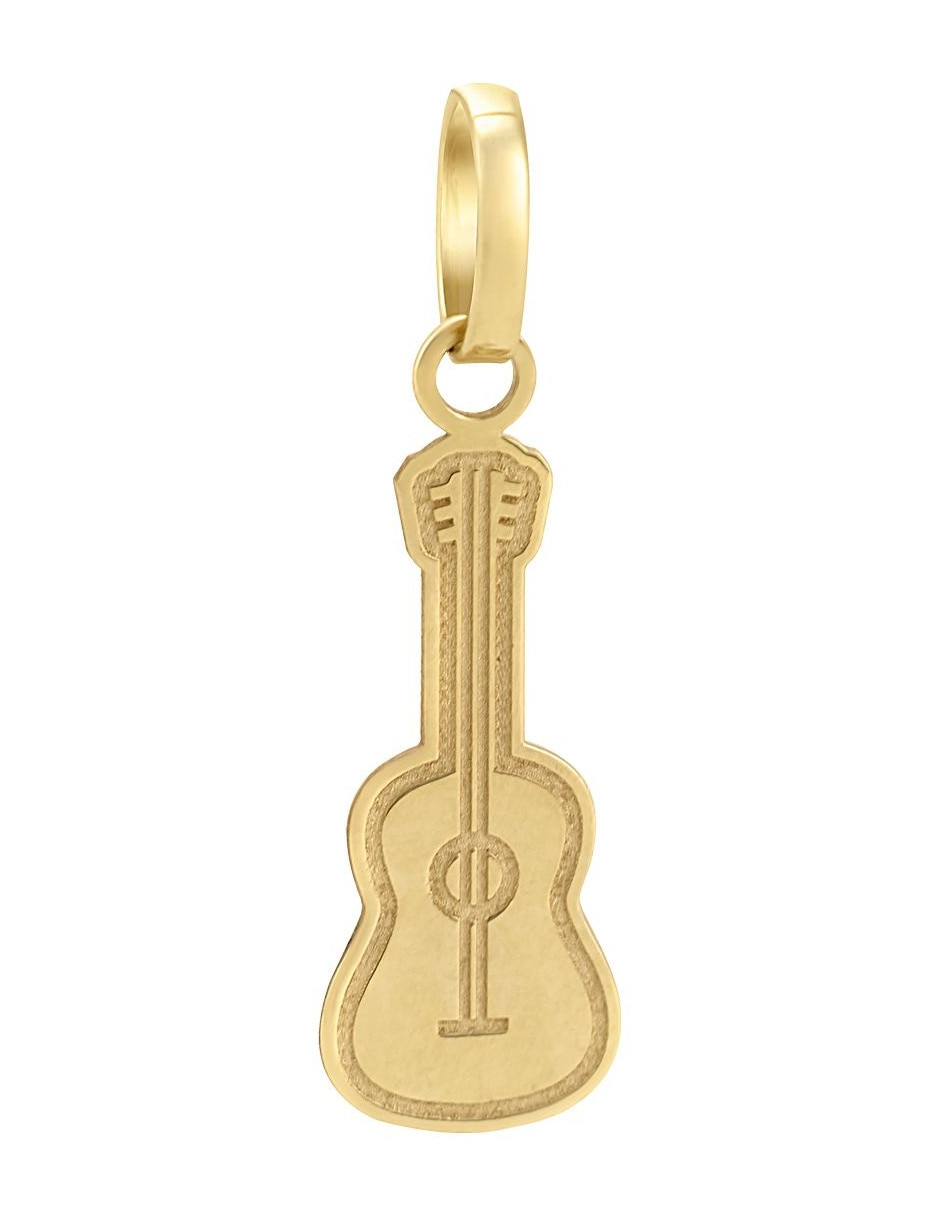 Dije de guitarra de oro amarillo 14 K Dije de guitarra de oro amarillo 14 K