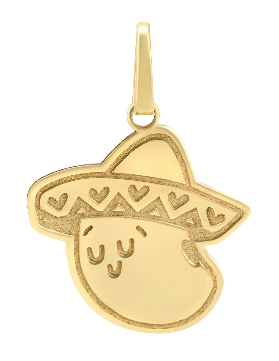 Dije de sombrero de oro amarillo 14 K Dije de sombrero de oro amarillo 14 K
