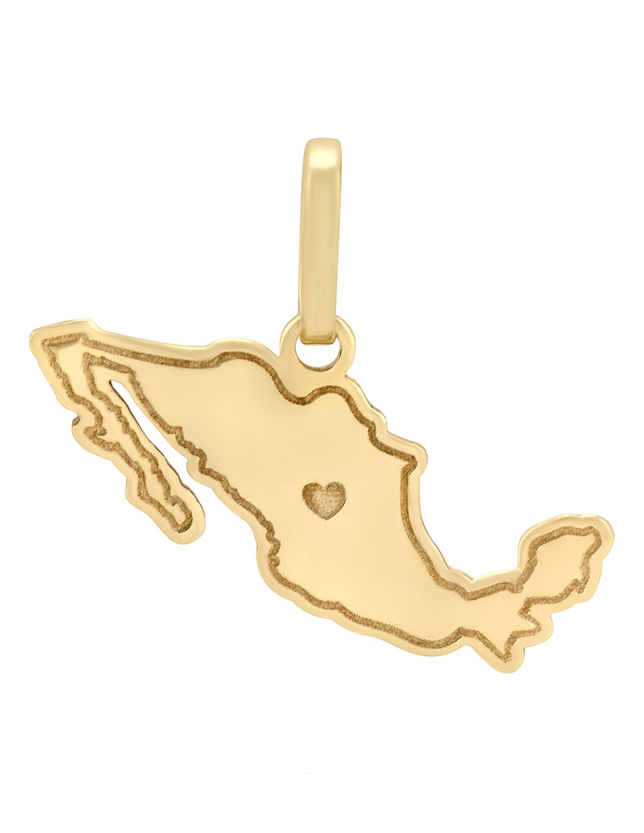 Dije de méxico de oro amarillo 14 K