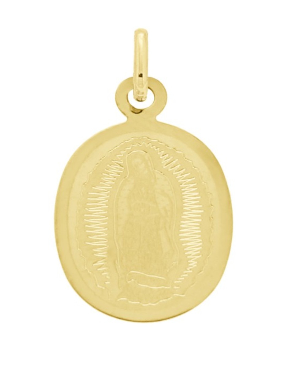 Medalla de virgen de guadalupe de oro amarillo 14 K Medalla de virgen de guadalupe de oro amarillo 14 K