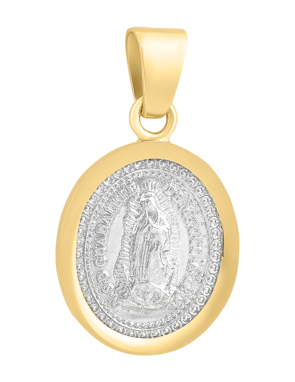 Medalla de virgen de guadalupe de oro amarillo 14 K Medalla de virgen de guadalupe de oro amarillo 14 K
