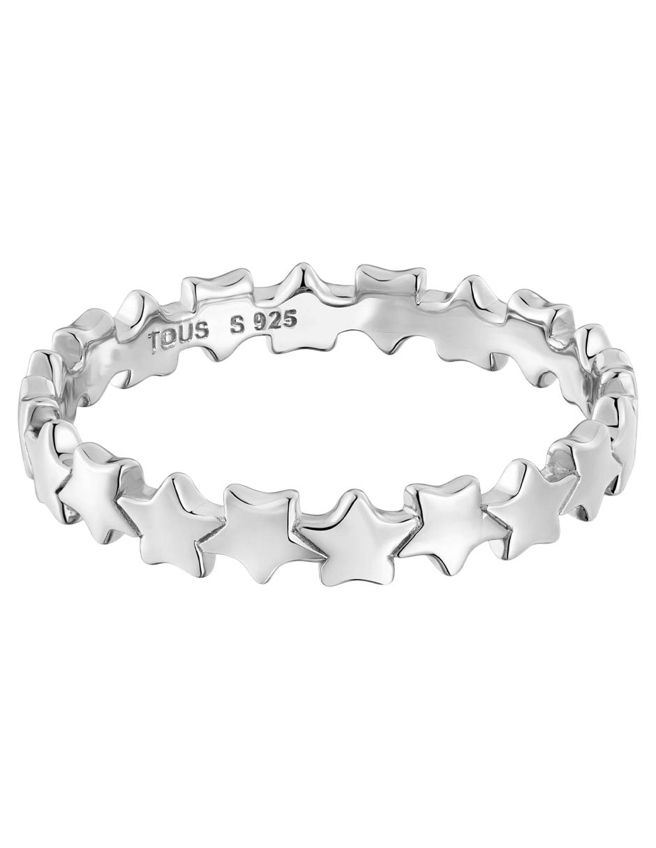 Anillo de estrella Motivos P 925 de plata brillante 3