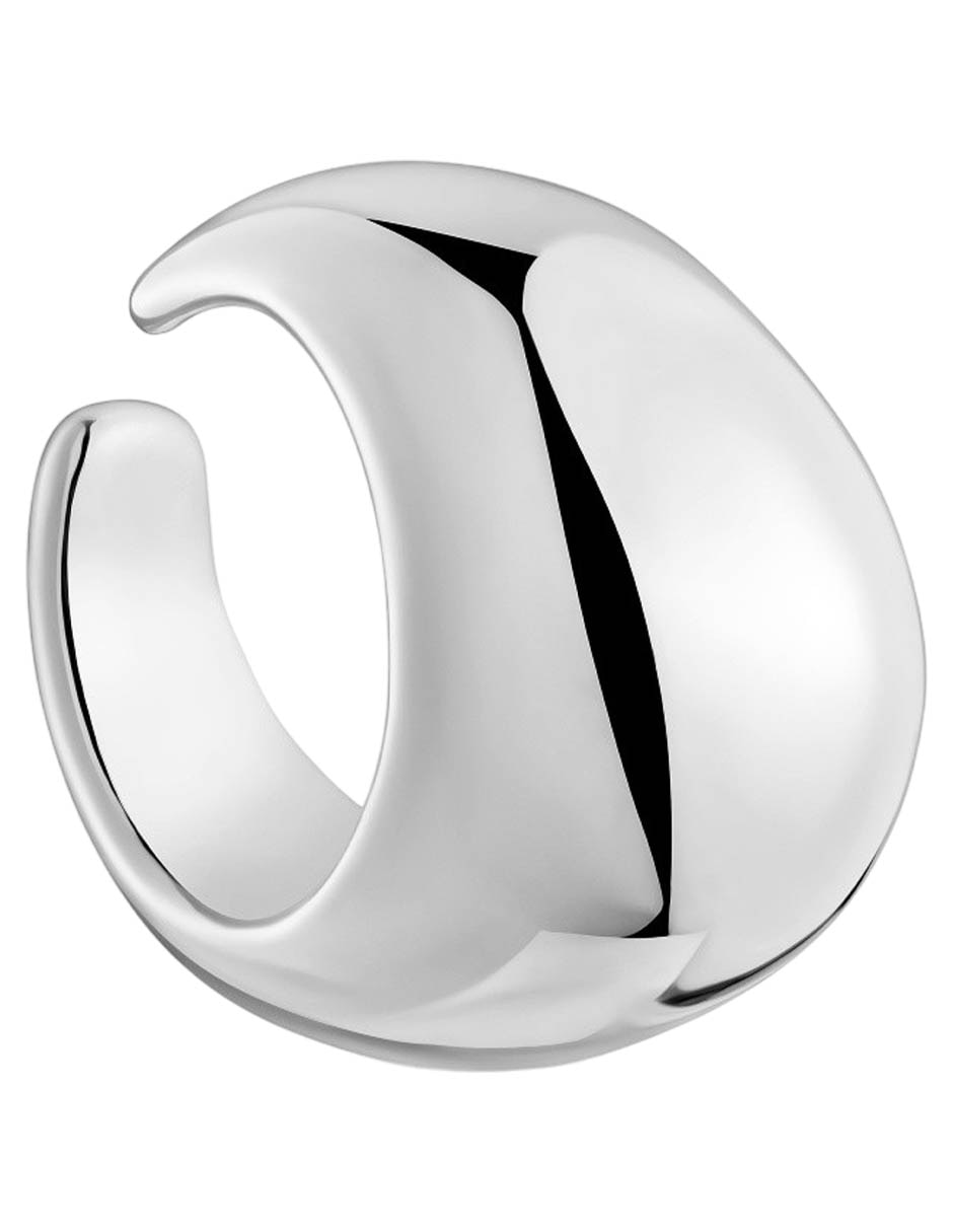 Ear Cuff redondos Warm de plata P 925 con acabado brillante 2