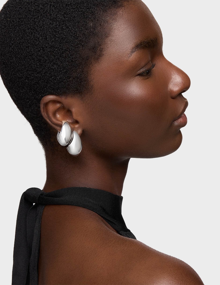Ear Cuff redondos Warm de plata P 925 con acabado brillante 5