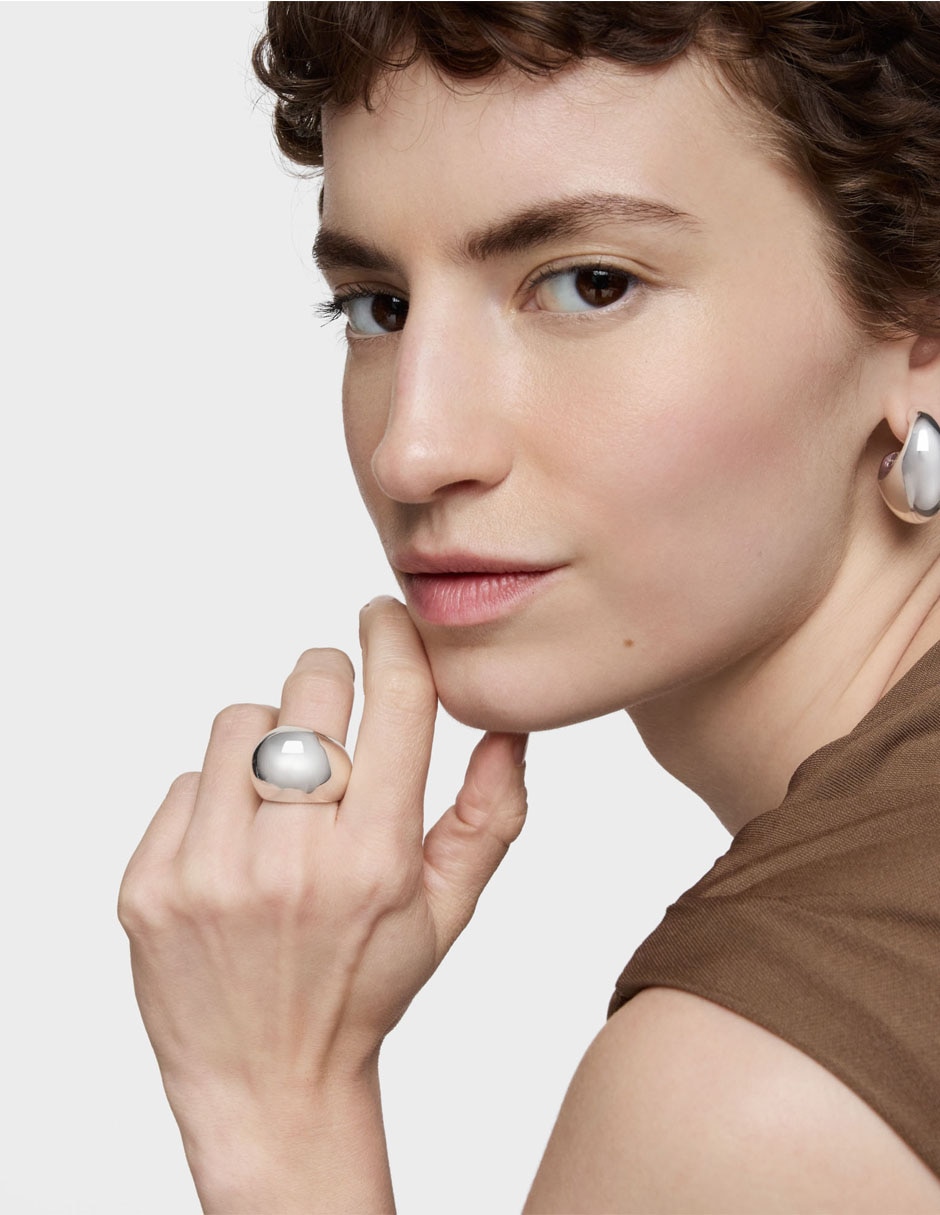 Anillo Warm P 925 de plata brillante 4