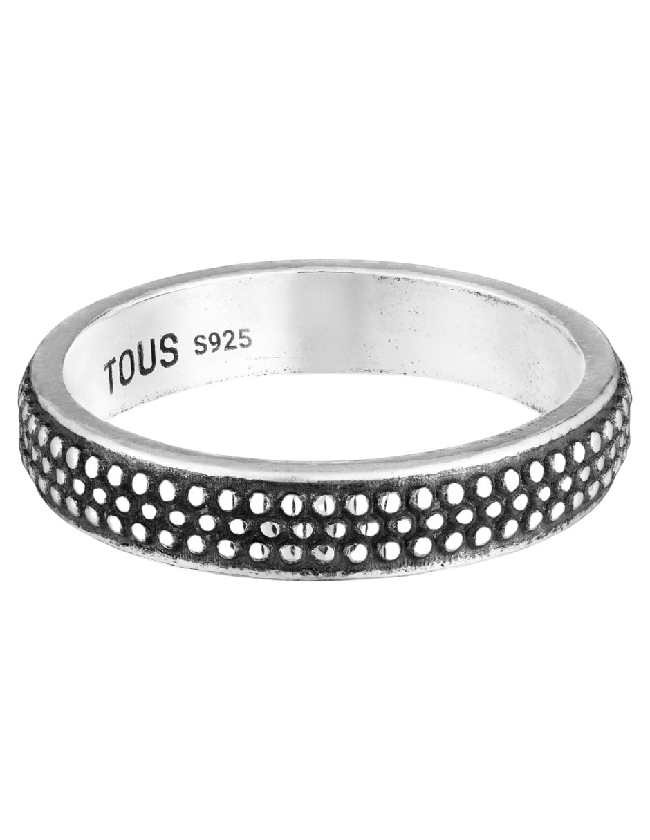 Anillo circular Man P 925 de plata brillante 1