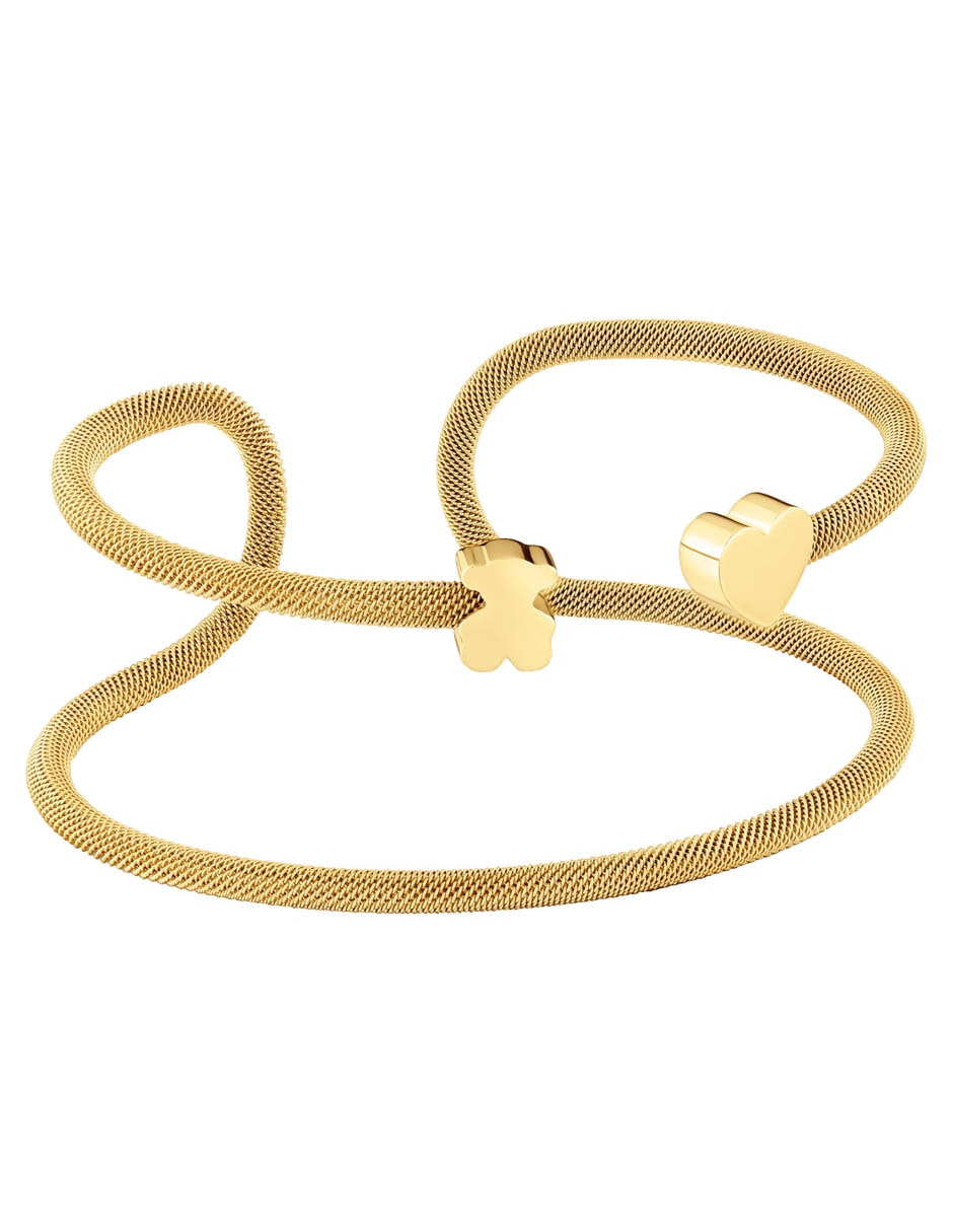 Pulsera de plata P 925 Icon Mesh con acabado baño de oro Pulsera de plata P 925 Icon Mesh con acabado baño de oro