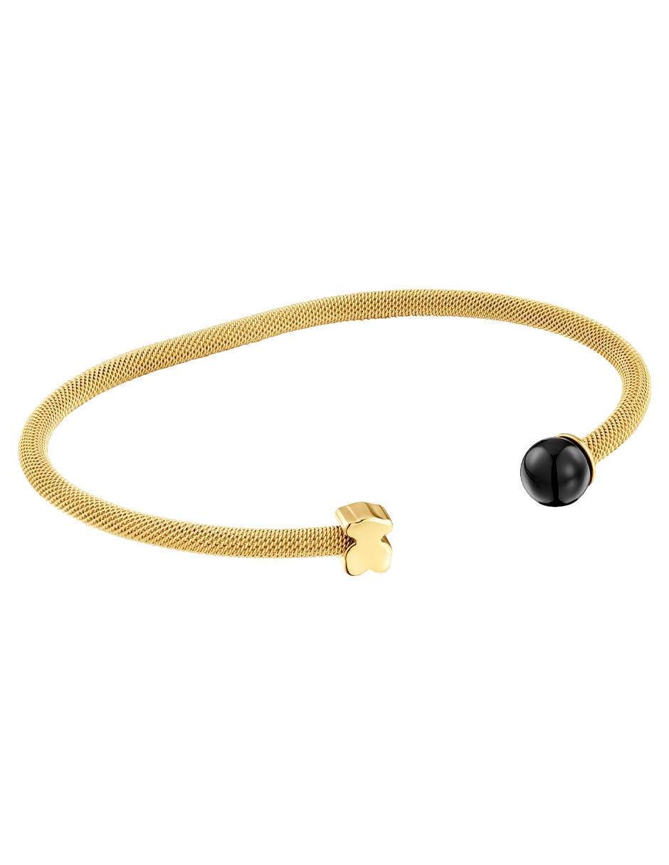 Pulsera Icon Mesh con acabado brillante