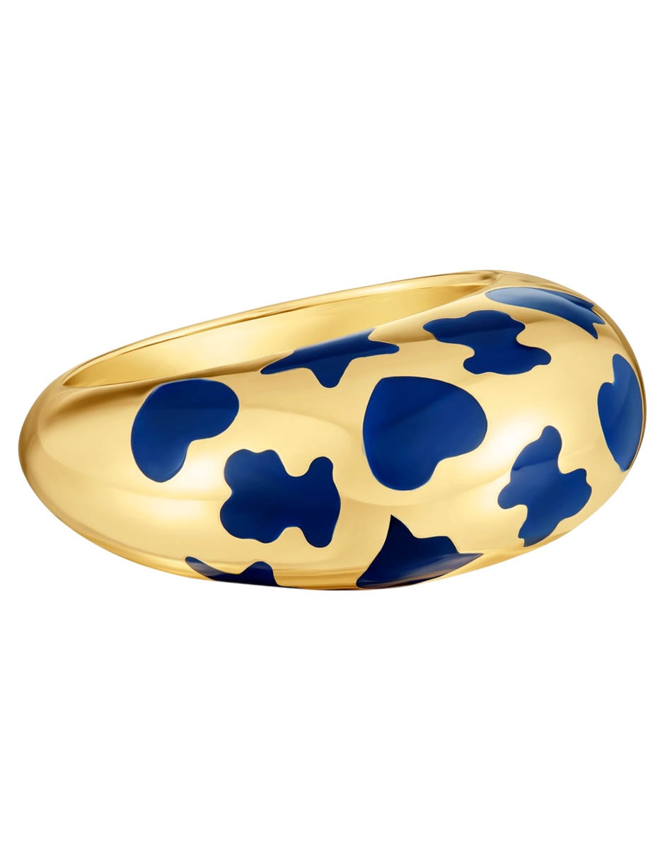 Anillo Warm de plata P 925 con acabado baño de oro