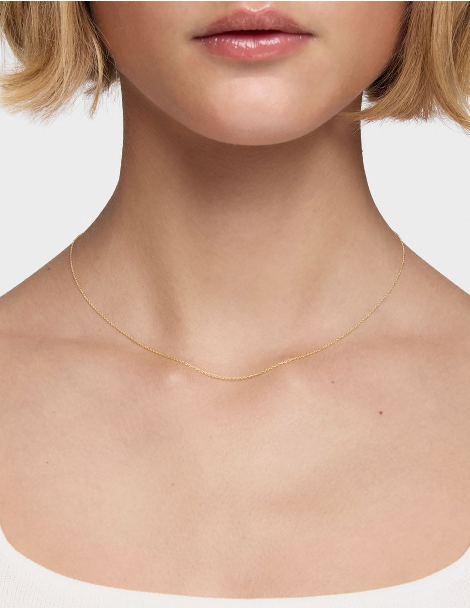 Collar de eslabones Basics de oro amarillo 14 K 5