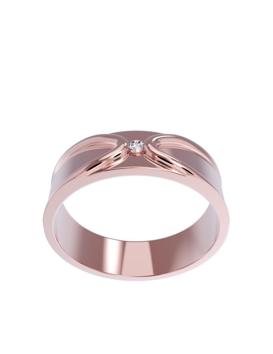 Anillo de compromiso de oro 14 k 2